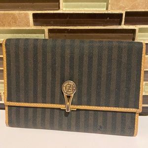 Fendi Striped Vintage Wallet